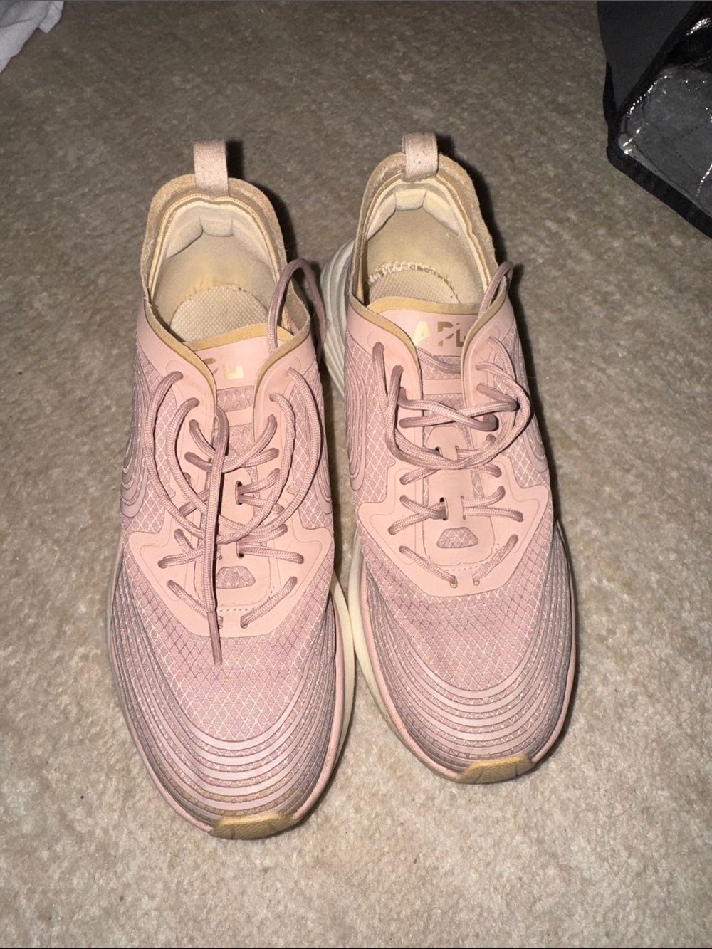 APL Women's Pink Lace-Up Sneakers US 7